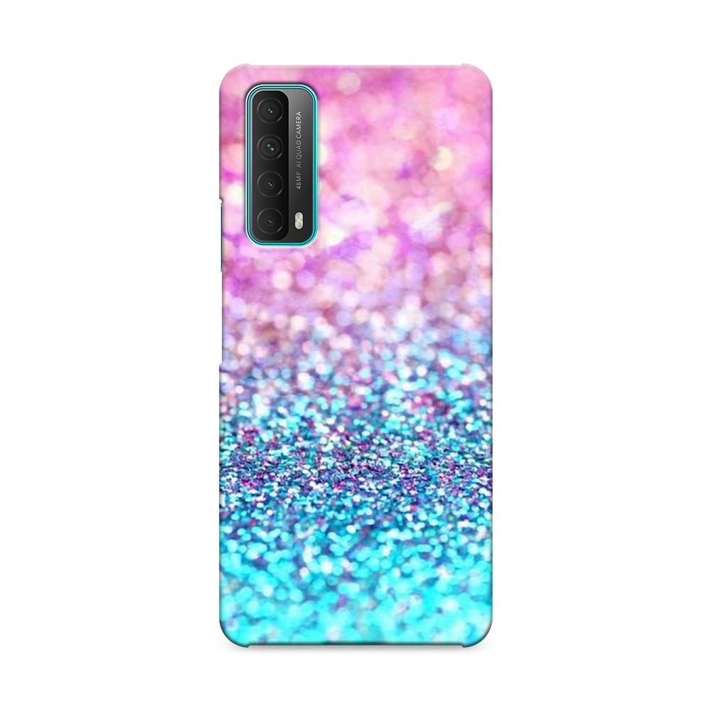 

Чехол Awog "Розово-голубые глиттеры рисунок" для Huawei P Smart 2021