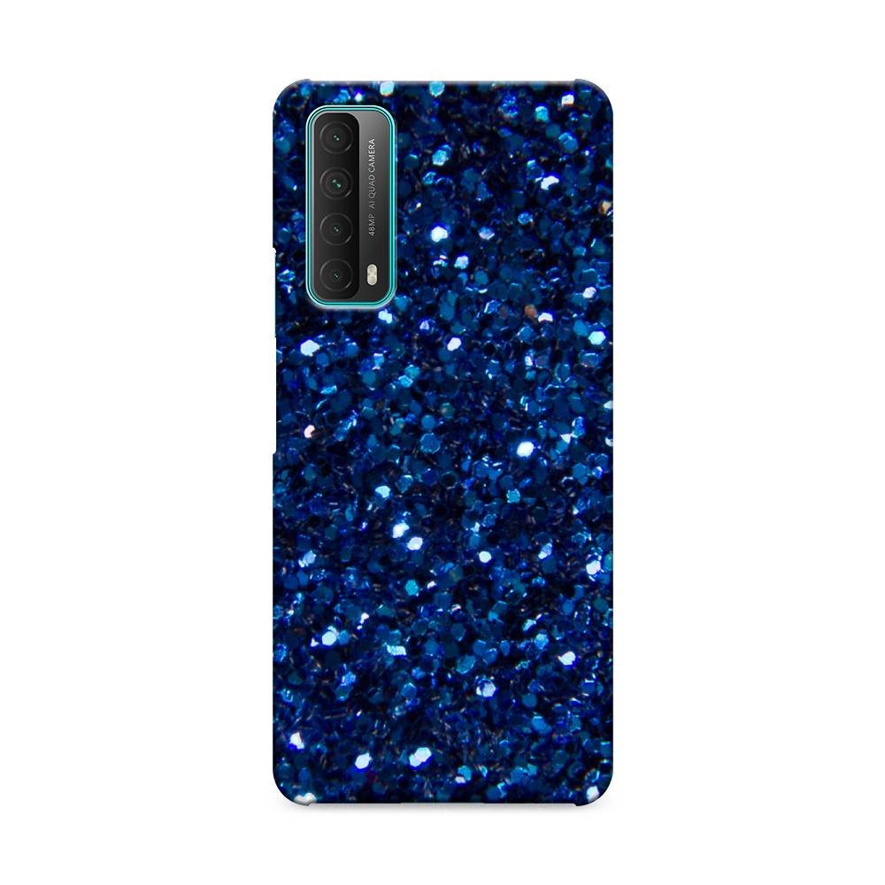 

Чехол Awog "Синие блестки рисунок" для Huawei P Smart 2021