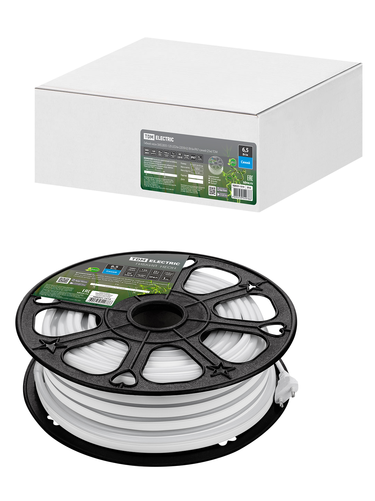 

Гибкий неон TDM ELECTRIC SQ0331-1514 25 м