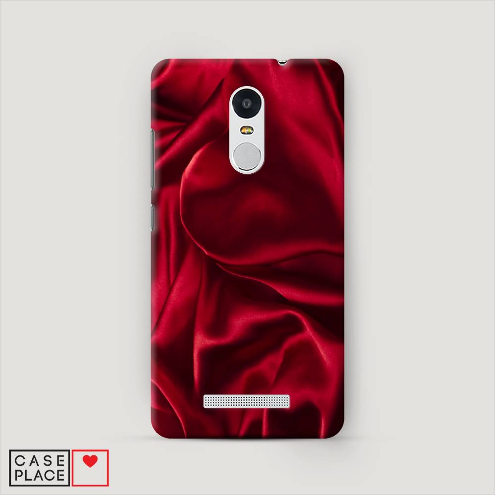 

Пластиковый чехол "Текстура красный шелк" на Xiaomi Redmi Note 3