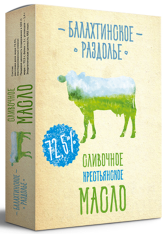 фото Сладкосливочное масло балахтинское раздолье крестьянское 72,5% бзмж 180 г
