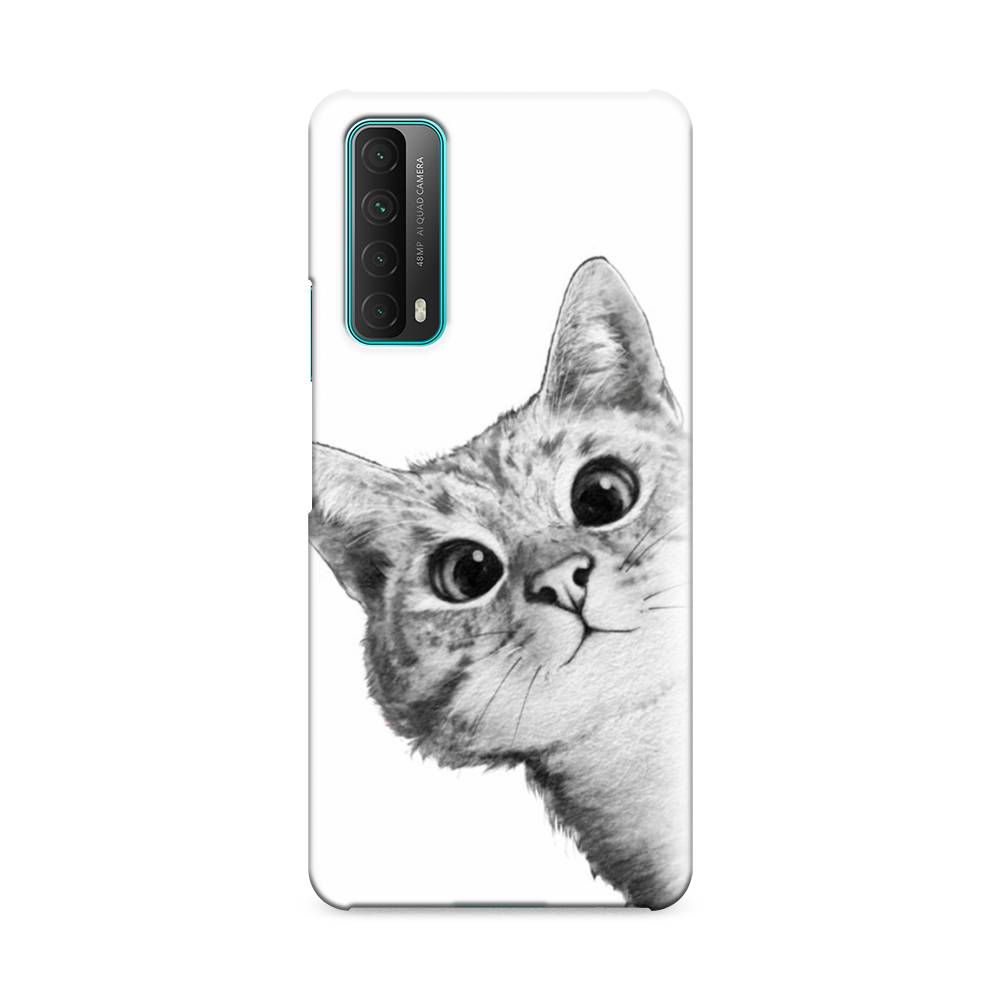 

Чехол Awog "Кот рисунок черно-белый" для Huawei P Smart 2021, 6104720-1