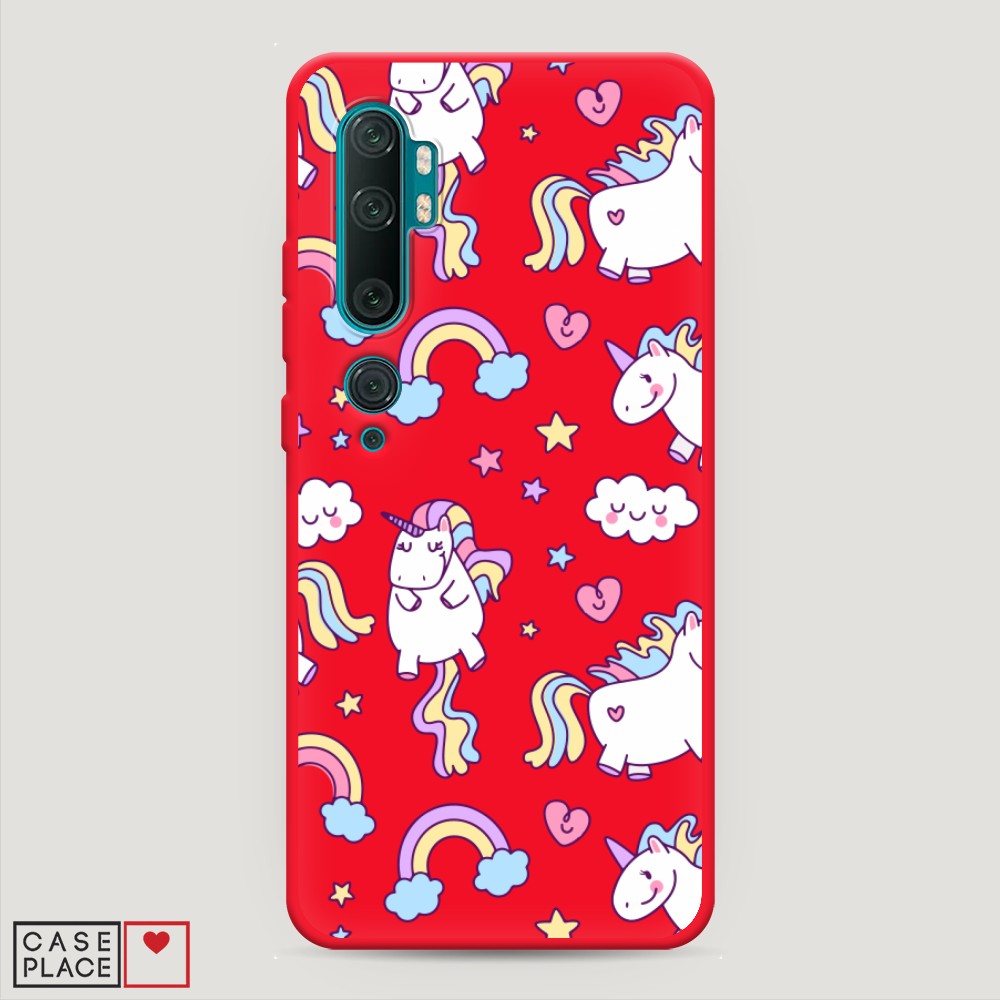 

Матовый силиконовый чехол "Sweet unicorns dreams" на Xiaomi Mi Note 10, Sweet unicorns dreams