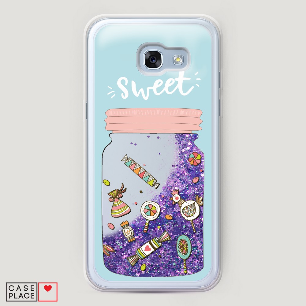 

Чехол Awog на Samsung Galaxy A5 2017 / Самсунг A5 2017 "Конфетки в банке", Разноцветный, 20692-1