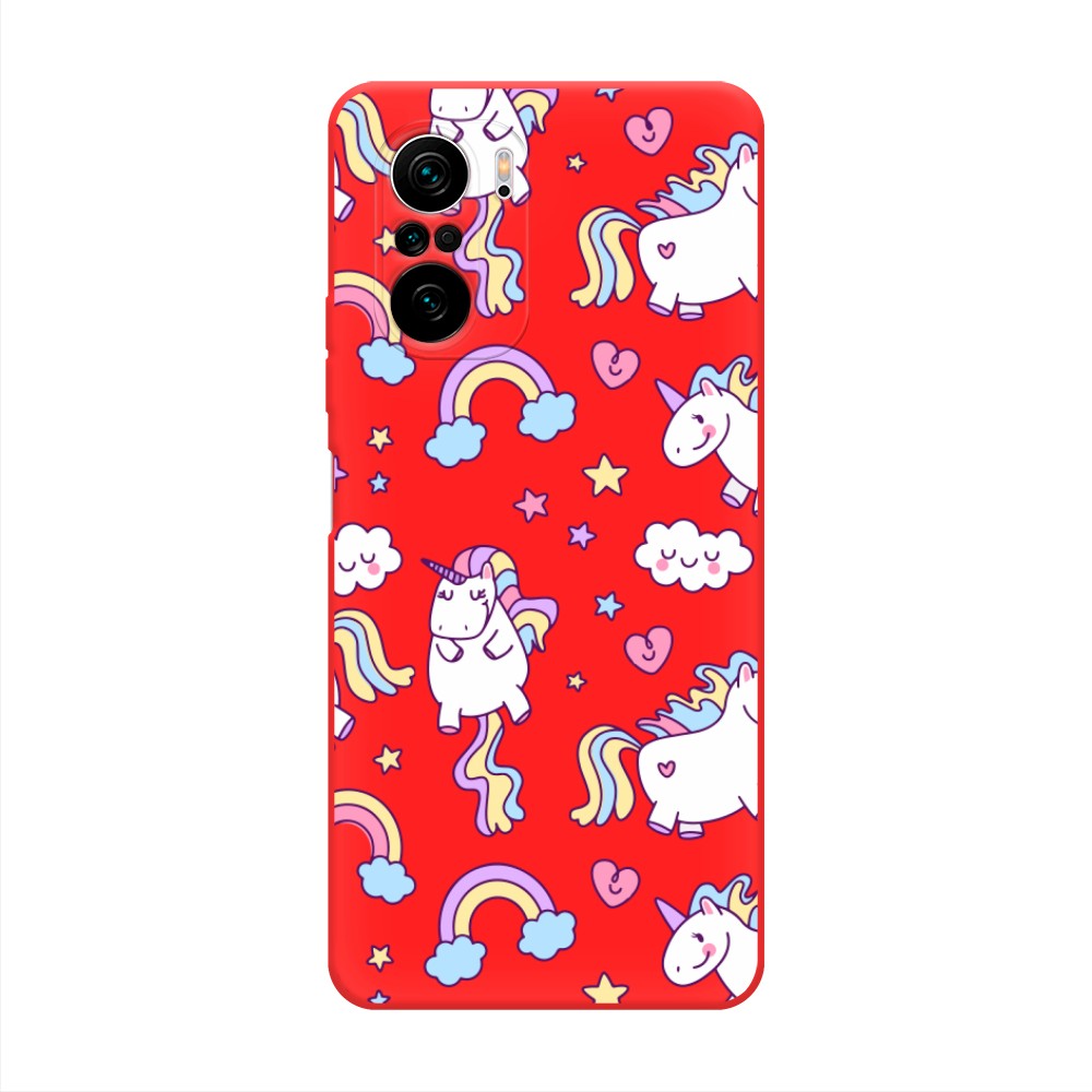 

Матовый силиконовый чехол "Sweet unicorns dreams" на Xiaomi Poco F3, Sweet unicorns dreams