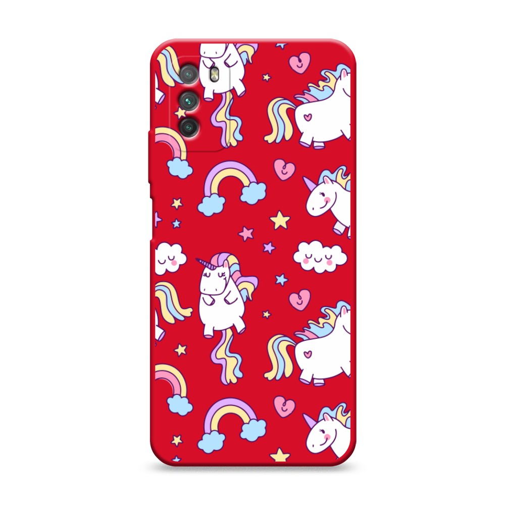 

Матовый силиконовый чехол "Sweet unicorns dreams" на Xiaomi Poco M3, Sweet unicorns dreams