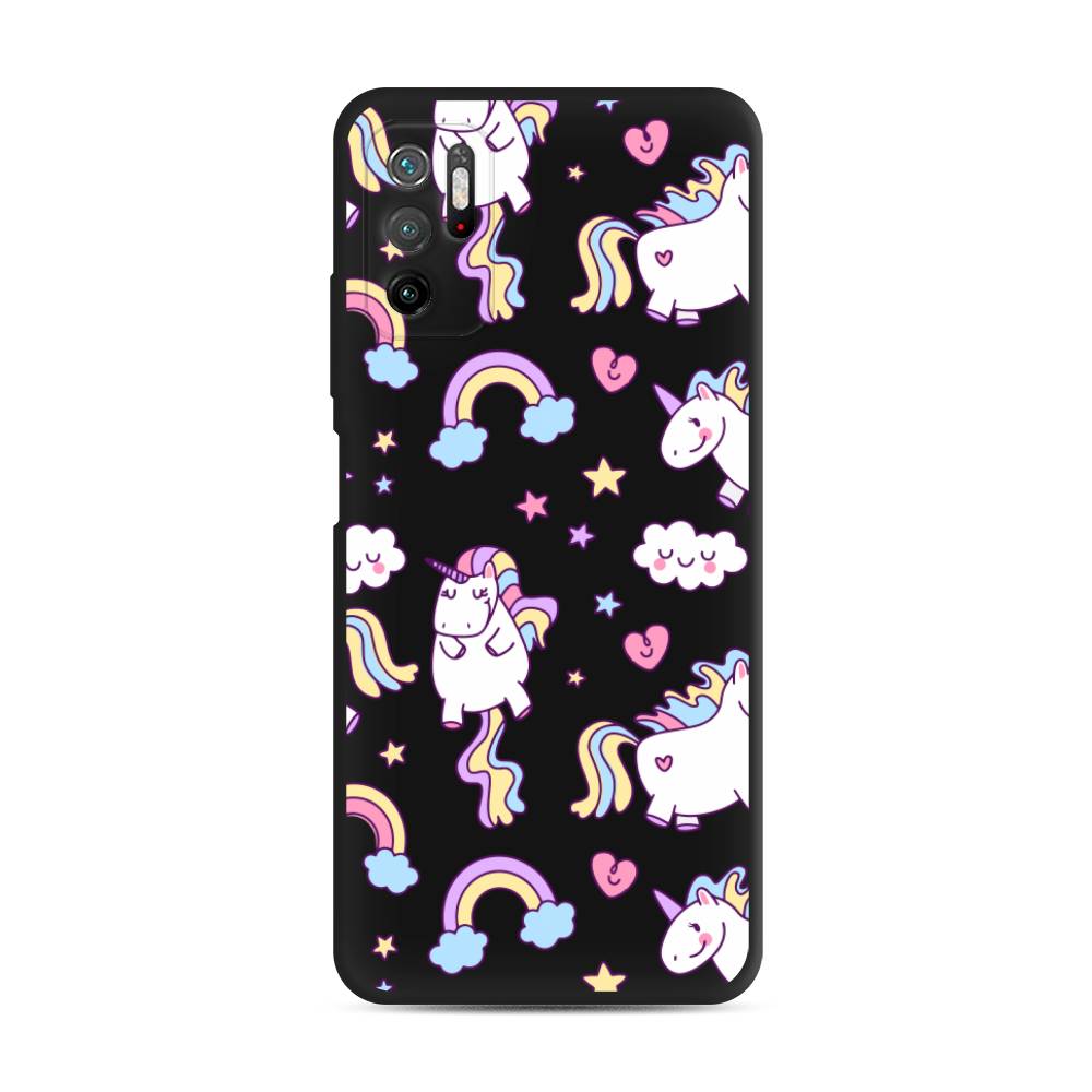 

Матовый силиконовый чехол "Sweet unicorns dreams" на Xiaomi Poco M3 Pro, Sweet unicorns dreams