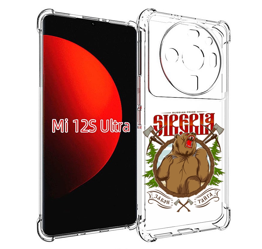 

Чехол MyPads Тайга для Xiaomi 12S Ultra, Прозрачный, Tocco