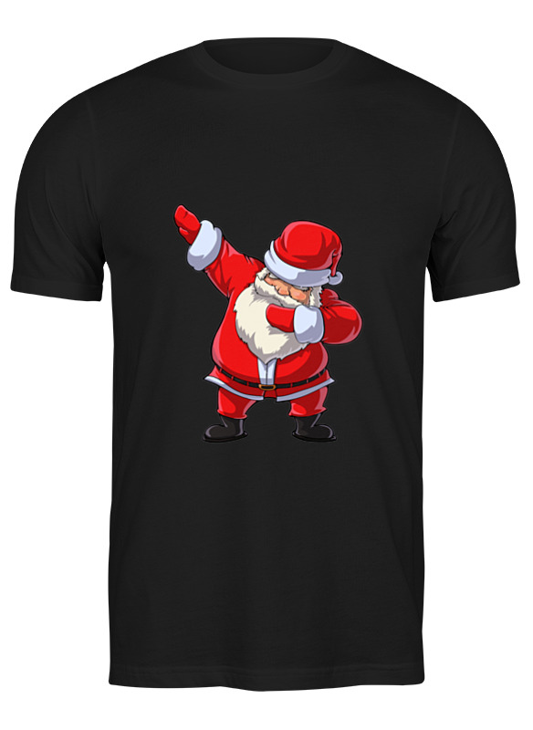 

Футболка мужская Printio Santa dab черная S, Черный, Santa dab
