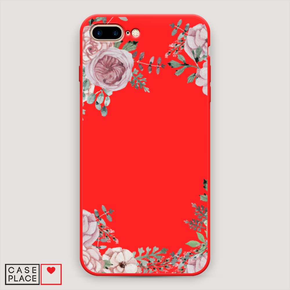 

Чехол Awog на Apple iPhone 8 Plus / Айфон 8 Plus "Нежные розы акварель", Разноцветный, 10953-1