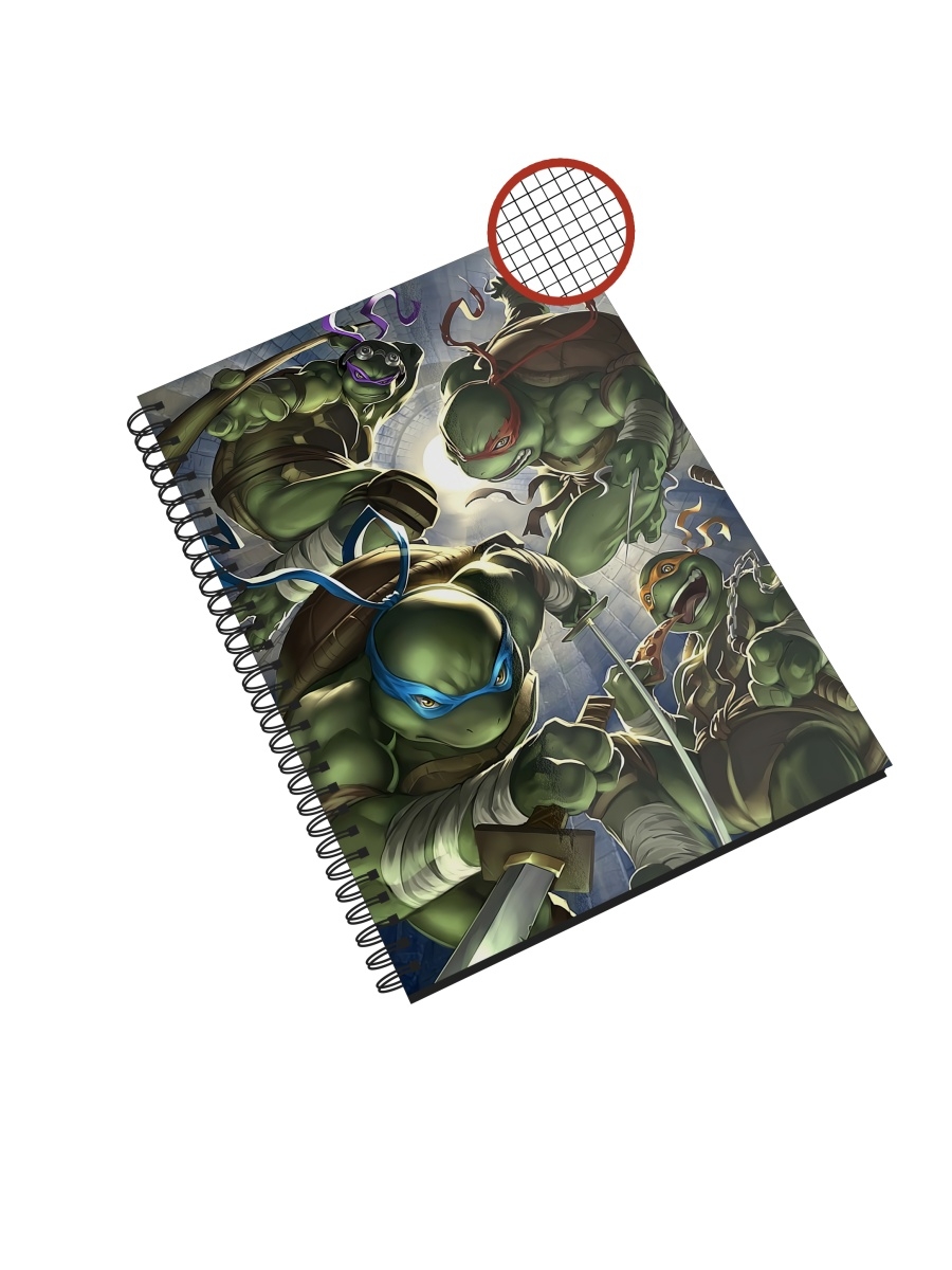 

Блокнот СувенирShop "Черепашки ниндзя/TMNT" NP-MUTN1-A5/2 A5 48 листов в клетку, NP-MUTN1-A5/2