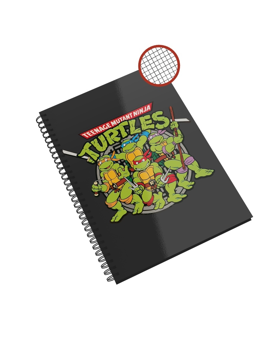 

Блокнот СувенирShop "Черепашки ниндзя/TMNT" NP-MUTN4-A5/2 A5 48 листов в клетку, NP-MUTN4-A5/2