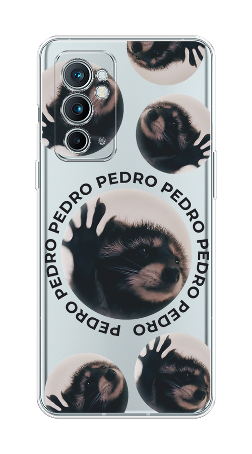 

Чехол на OnePlus 9RT "Pedro енот", Черный;бежевый;прозрачный, 152050-1