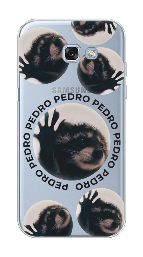 

Чехол на Samsung Galaxy A3 2017 "Pedro енот", Черный;бежевый;прозрачный, 20350-1