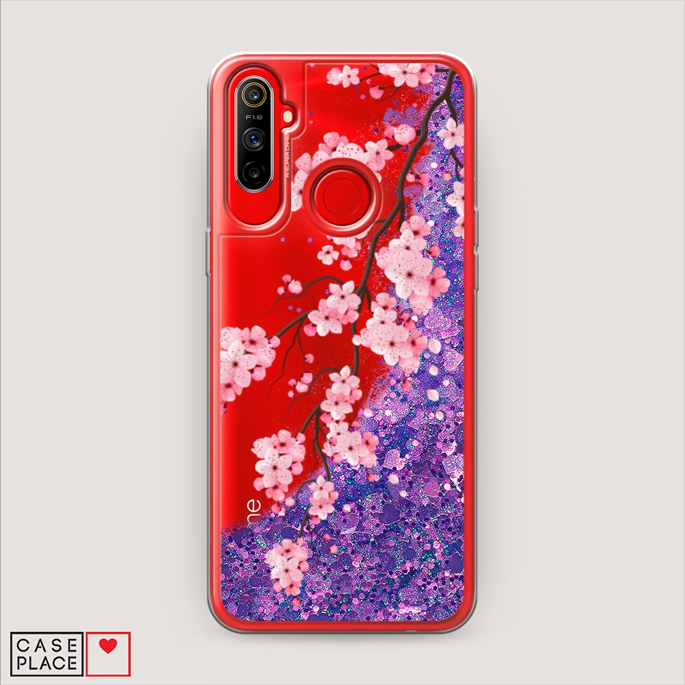 

Чехол Awog на Realme C3 "Розовая сакура", Разноцветный, 253092-1