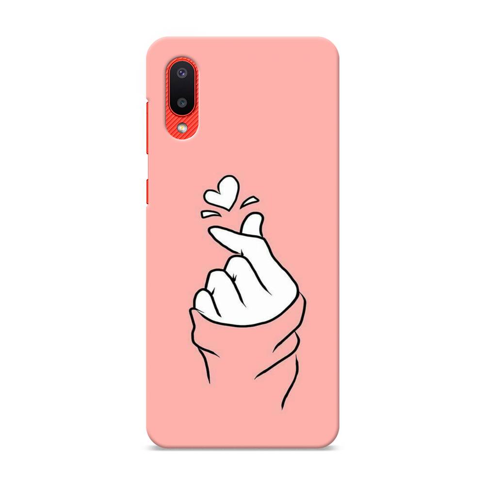 

Пластиковый чехол "Любовь-щелк" на Samsung Galaxy A02, 2102520-5