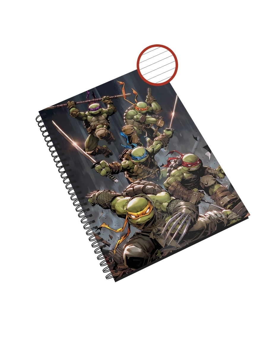 

Блокнот СувенирShop "Черепашки ниндзя/TMNT" NP-MUTN10-A5/3 A5 48 листов в линейку, NP-MUTN10-A5/3