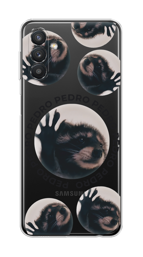 

Чехол на Samsung Galaxy A13 5G/A04s "Pedro енот", Черный;бежевый;прозрачный, 2104150-1
