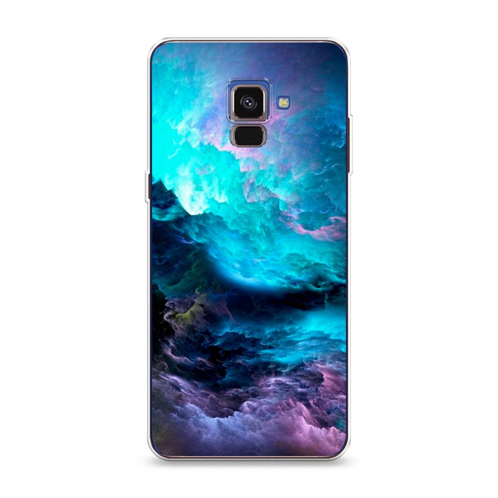 

Чехол Awog на Samsung Galaxy A8 2018 "Бирюзовое небо", Разноцветный, 25450-4
