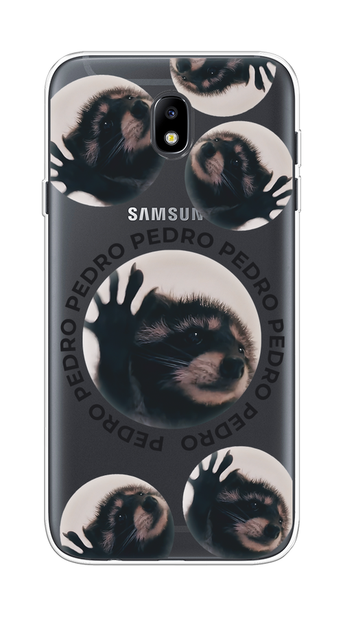 

Чехол на Samsung Galaxy J7 2017 "Pedro енот", Черный;бежевый;прозрачный, 23150-1