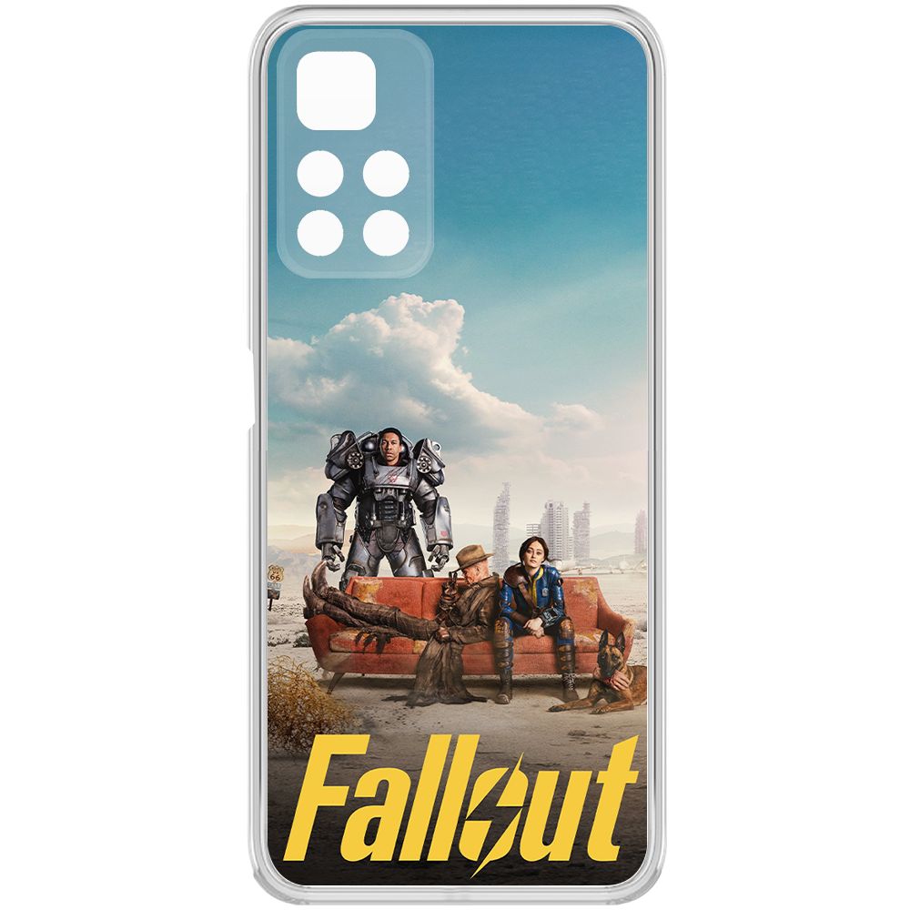 

Чехол-накладка Krutoff Clear Case Фоллаут (Fallout) - Постер для Xiaomi Poco M4 Pro, Прозрачный