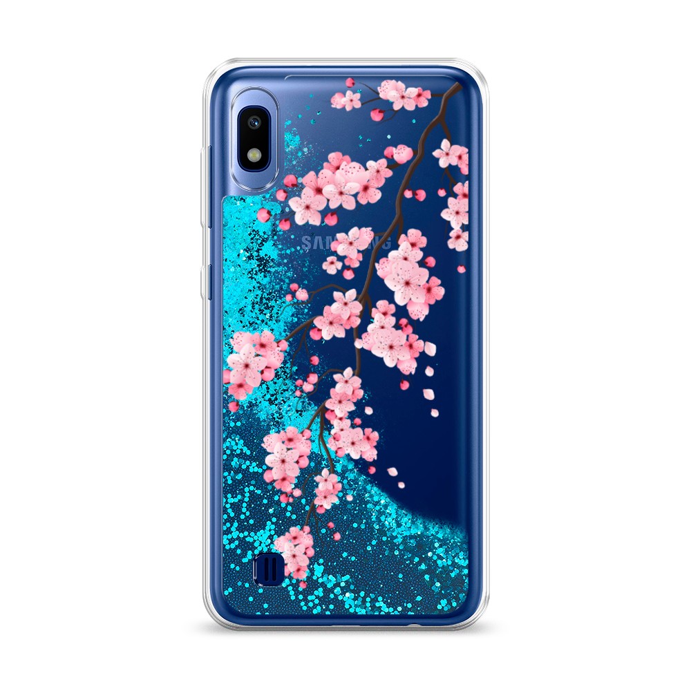 

Чехол Awog на Samsung Galaxy A10 "Розовая сакура", Разноцветный, 27993-1
