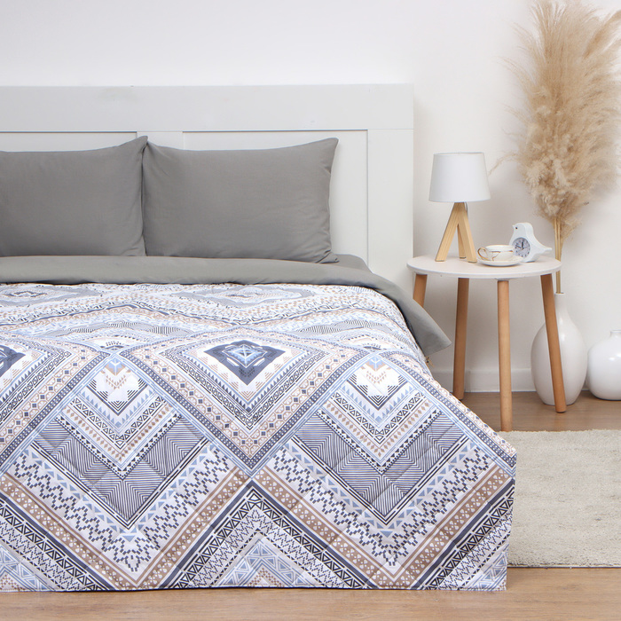 

Покрывало LoveLife евро Mosaic, 200х210, микрофайбер, Зигзаги