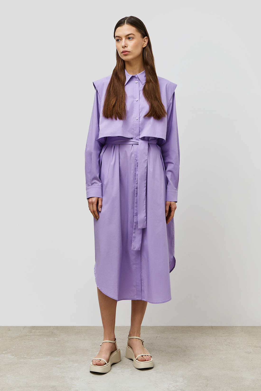 Платье женское Baon B4523001 фиолетовое L