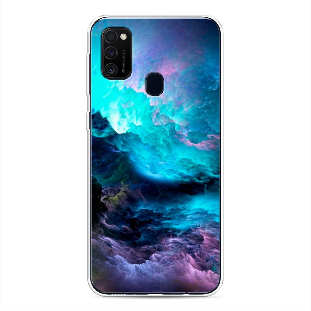 

Чехол Awog на Samsung Galaxy M30s/M21 "Бирюзовое небо", Разноцветный, 29850-4