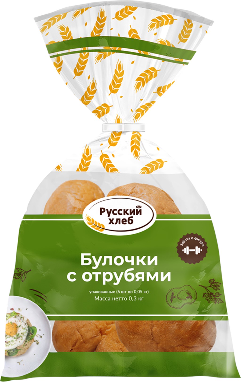 

Булка Новороссийский Хлеб Утренняя с отрубями 120 г