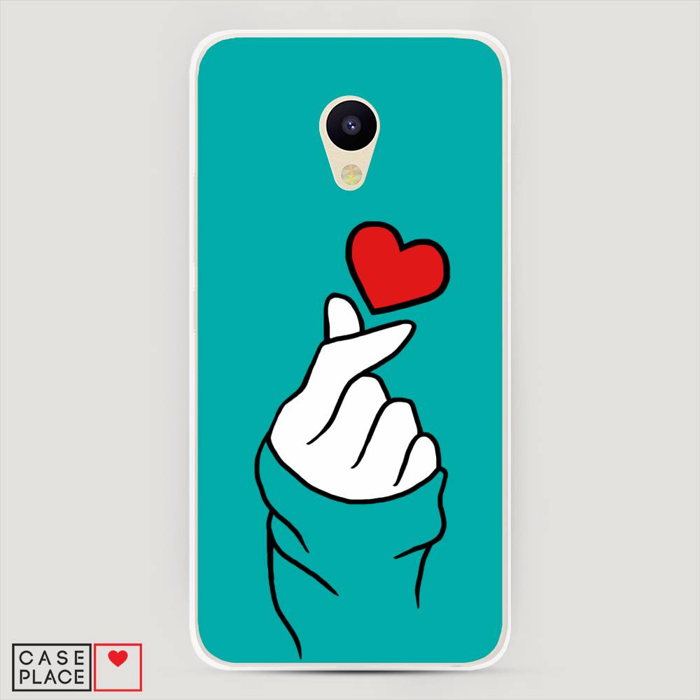 

Чехол Awog на Meizu M5 "Маленькое сердечко", Голубой;белый;красный, 70750-7