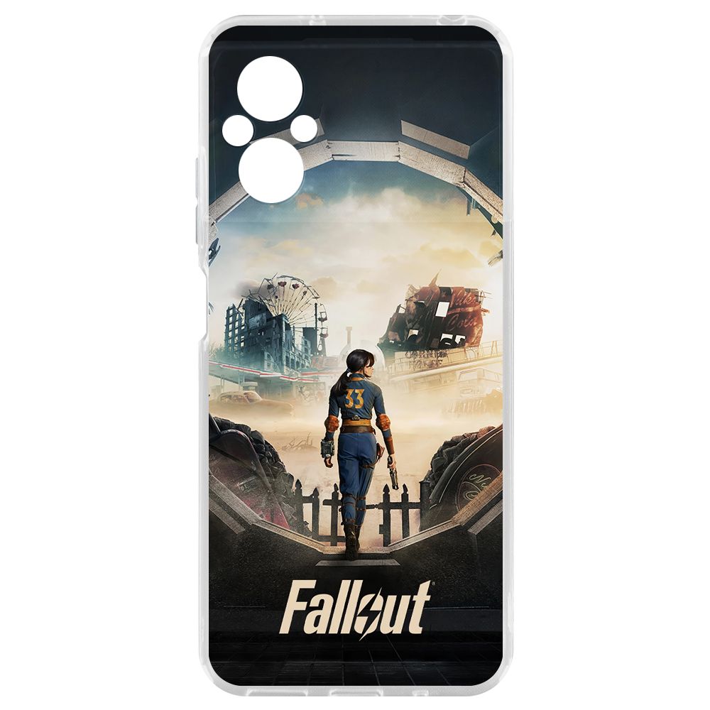 

Чехол-накладка Krutoff Clear Case Фоллаут (Fallout) - Убежище 33 для Xiaomi Poco M5, Прозрачный