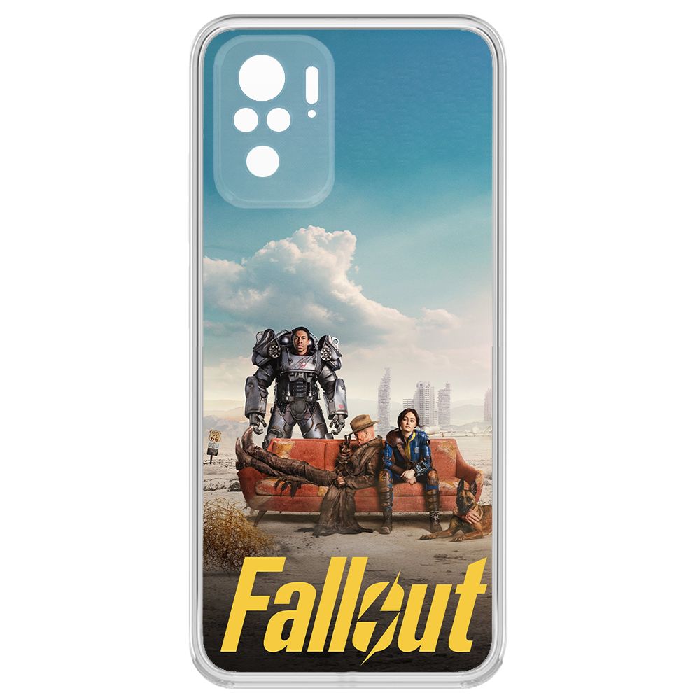 

Чехол-накладка Krutoff Clear Case Фоллаут (Fallout) - Постер для Xiaomi Poco M5s, Прозрачный