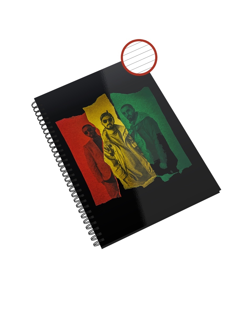 

Блокнот СувенирShop "Мияги/Эндшпиль/Miyagi" NP-MZMG5-A4/3 A4 48 листов в линейку, NP-MZMG5-A4/3