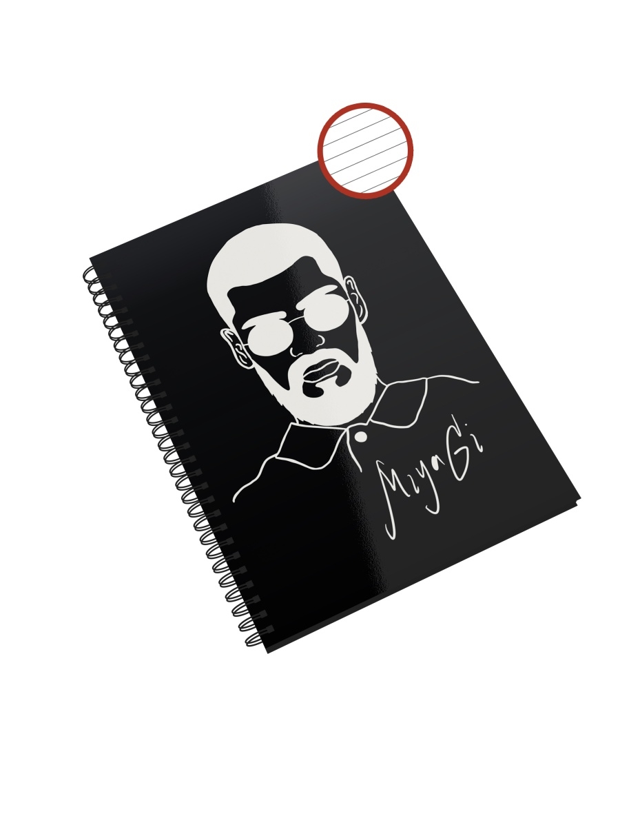 

Блокнот СувенирShop "Мияги/Эндшпиль/Miyagi" NP-MZMG6-A4/3 A4 48 листов в линейку, NP-MZMG6-A4/3