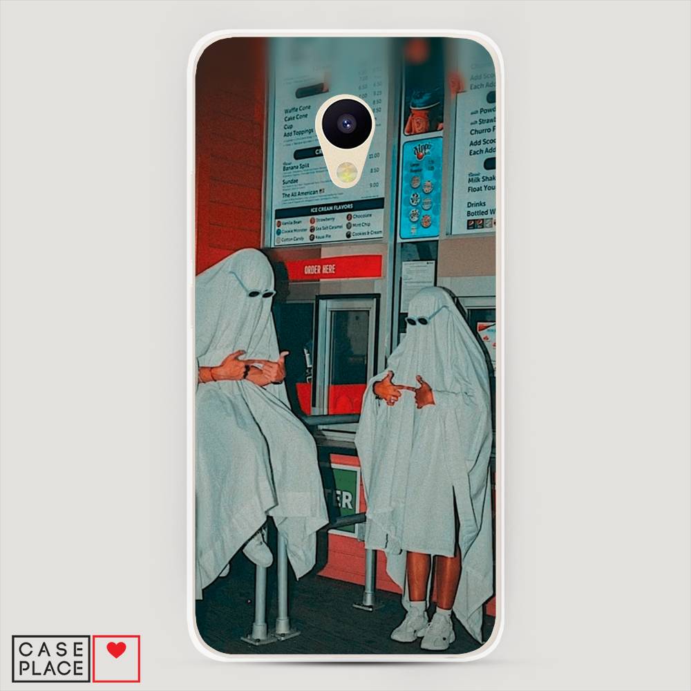 

Чехол Awog на Meizu M5 "Chillin Killin", Красный, 70750-9