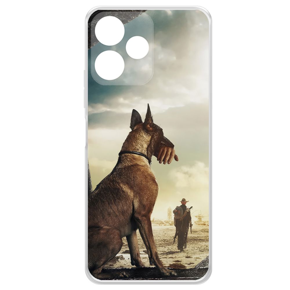 

Чехол-накладка Krutoff Clear Case Фоллаут (Fallout) - Псина для Xiaomi Poco M6 Pro 5G