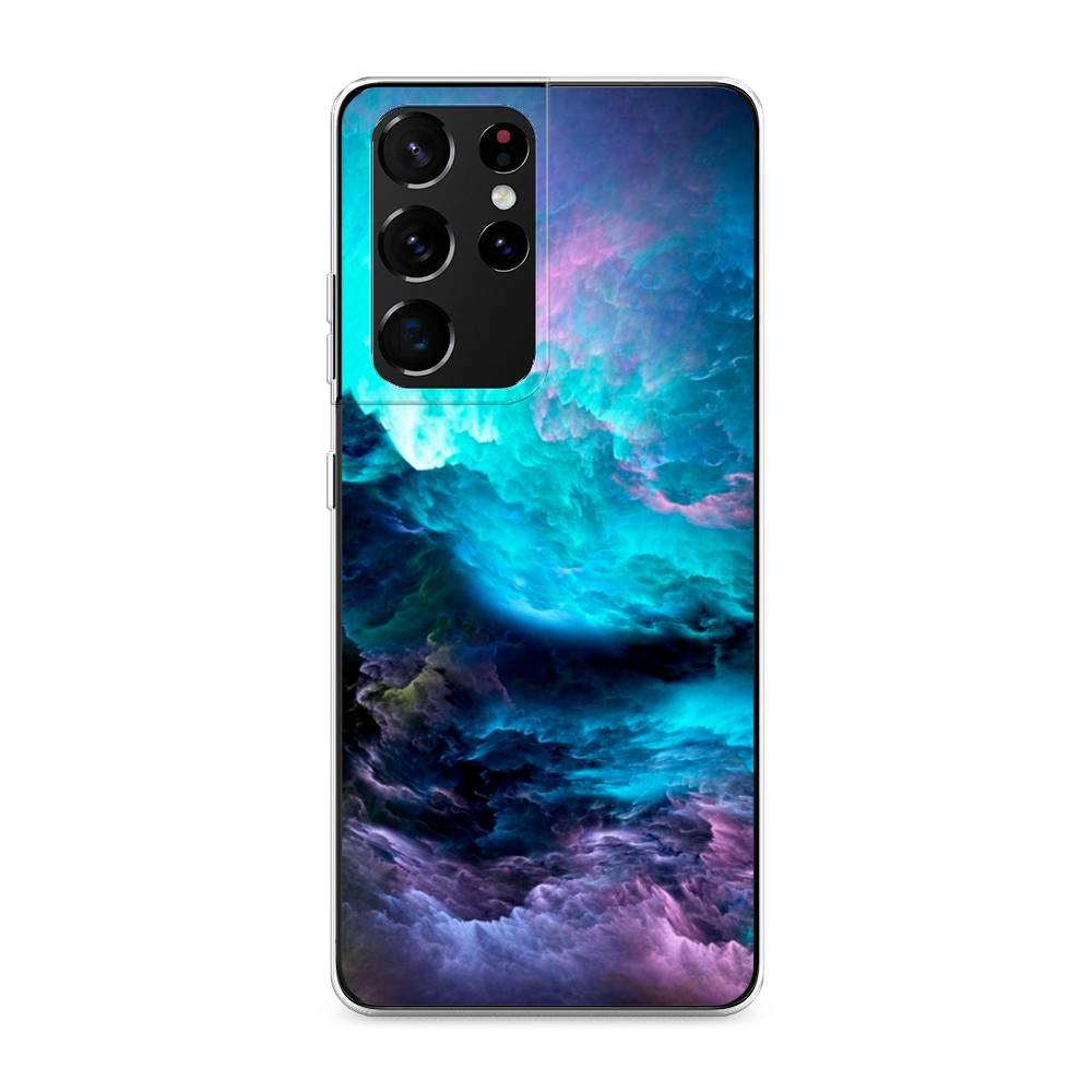 

Чехол Awog на Samsung Galaxy S21 Ultra / Самсунг S21 Ultra "Бирюзовое небо", Разноцветный, 2102250-4