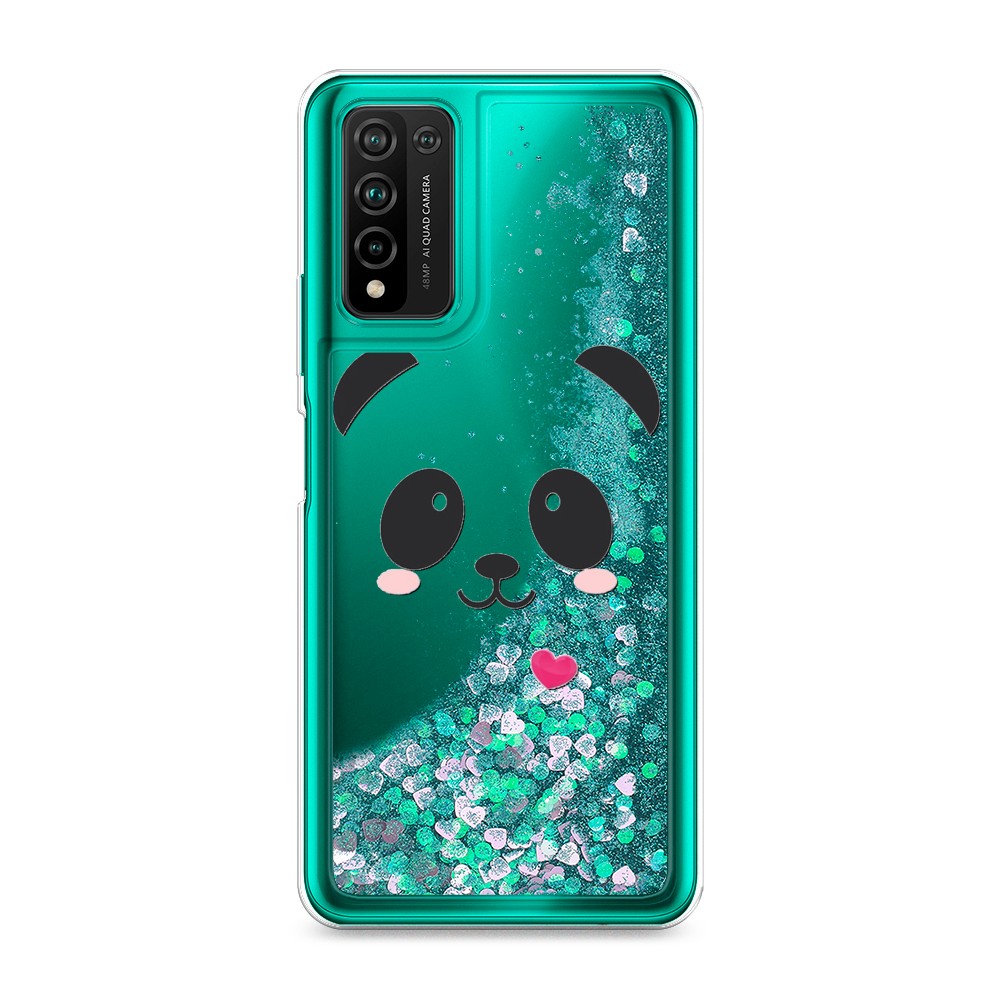 

Чехол Awog "Влюбленный панда контур" на Honor 10X Lite, 6104695-1