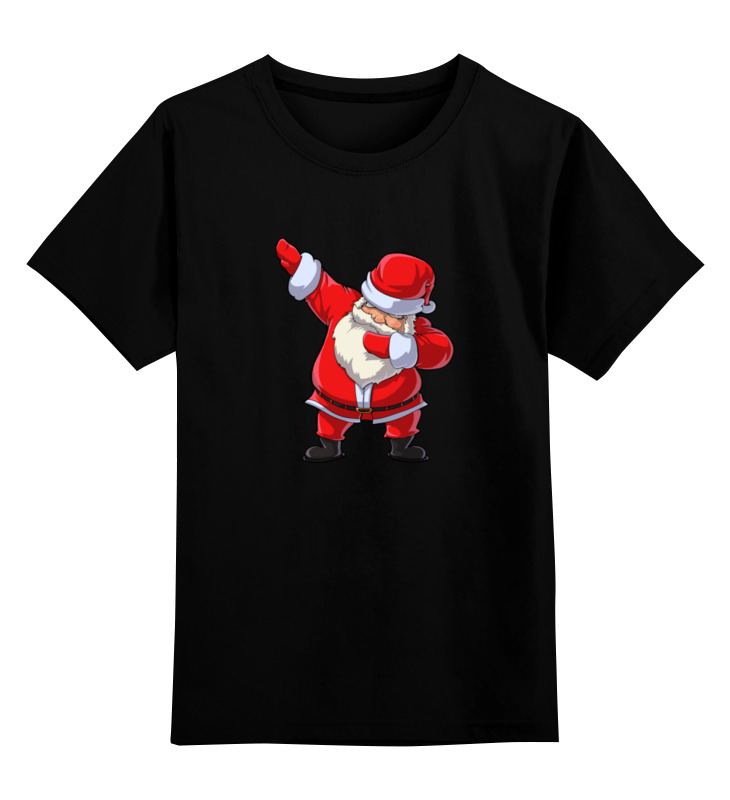 

Футболка детская Printio Santa dab цв. черный р. 164, Santa dab