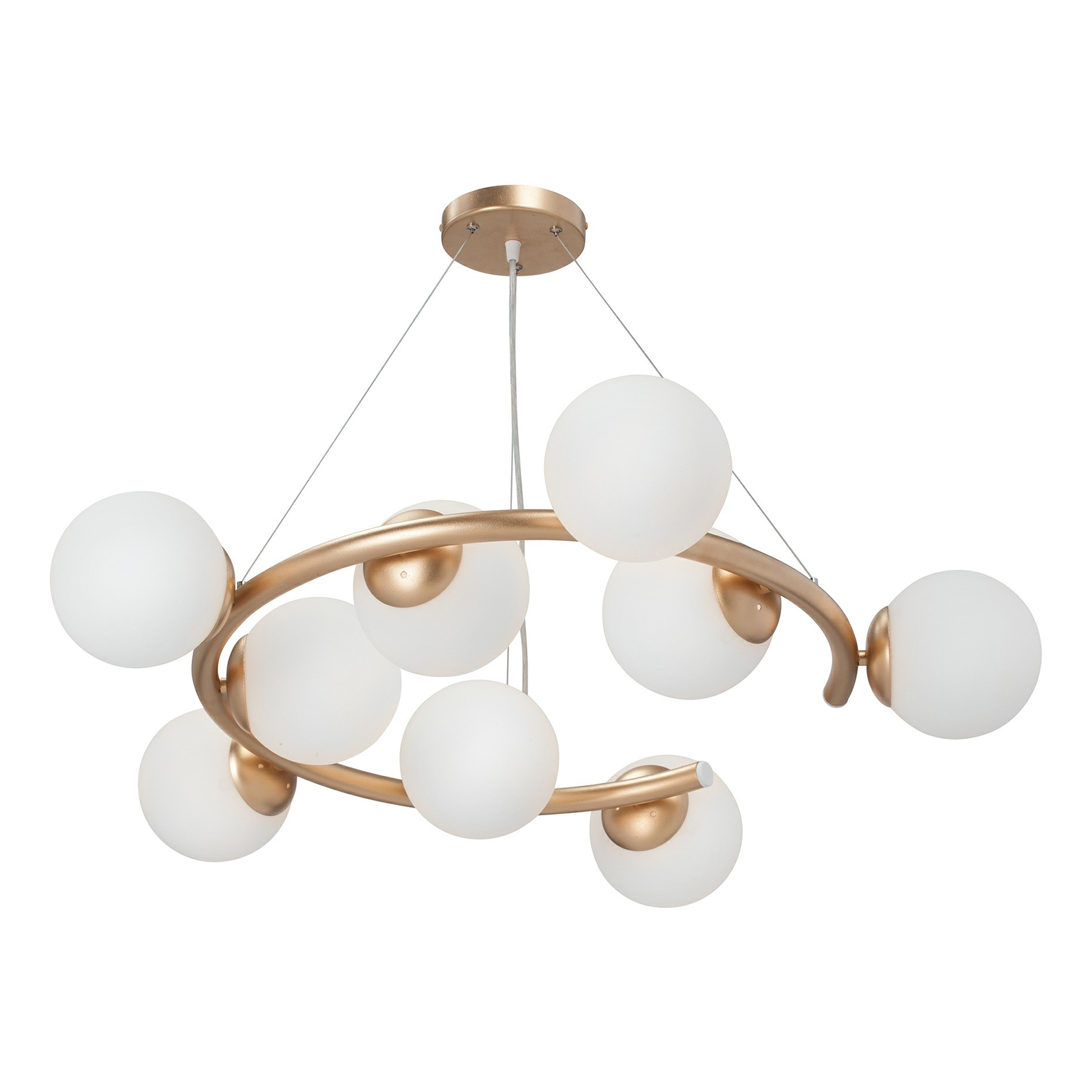 

Люстра Vitaluce V43680-8 E14 бело-золотая