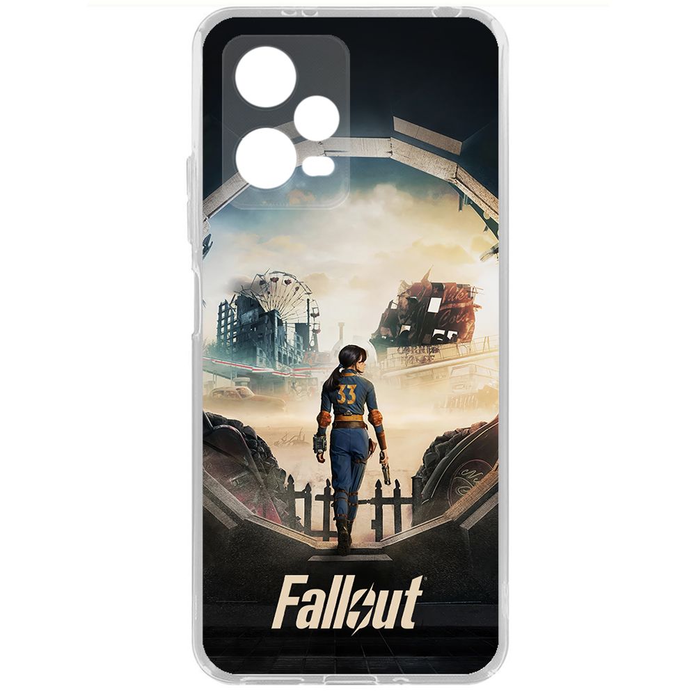 

Чехол-накладка Krutoff Clear Case Фоллаут (Fallout) - Убежище 33 для Xiaomi Poco X5, Прозрачный