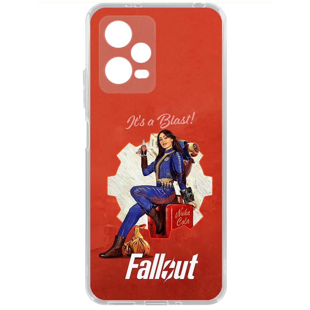 

Чехол-накладка Krutoff Clear Case Фоллаут (Fallout) - Это взрыв! для Xiaomi Poco X5, Прозрачный
