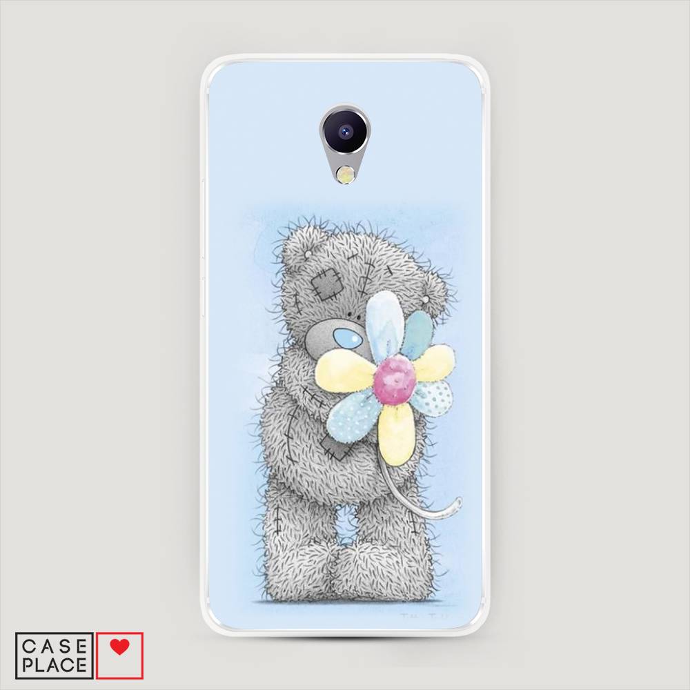 

Чехол Awog на Meizu M5 Note "Me to you с ромашкой", Голубой;серый;желтый, 71650-2