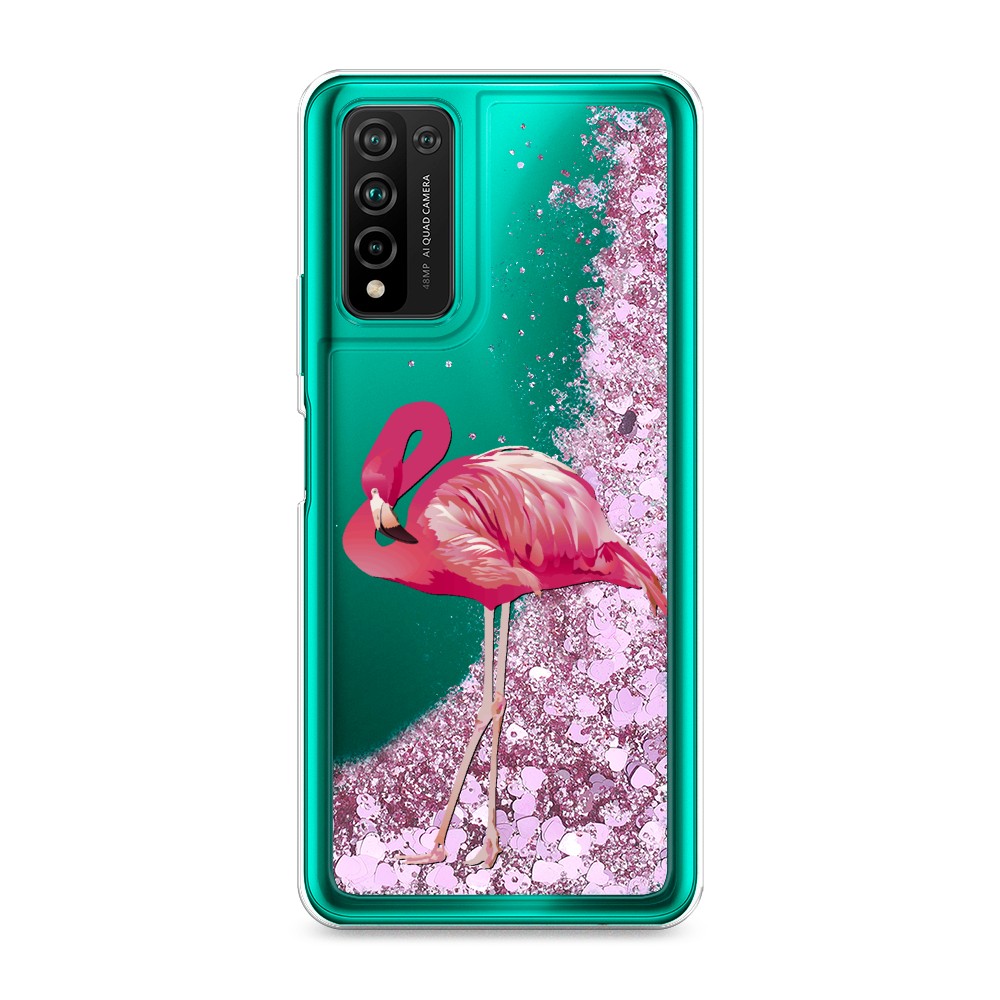 

Чехол Awog на Honor 10X Lite "Застенчивый фламинго", Разноцветный, 6104694-1