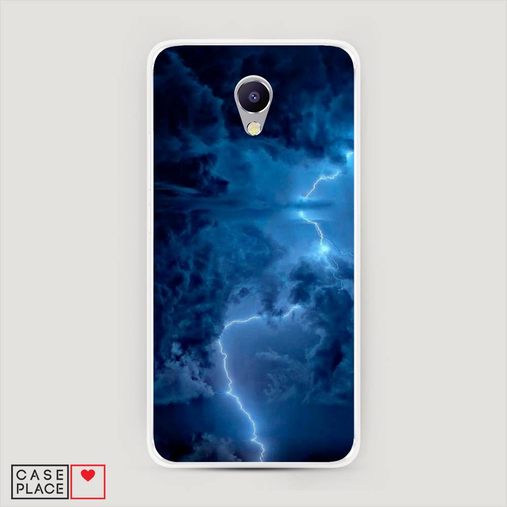 

Чехол Awog на Meizu M5 Note "Молния", Синий, 71650-4