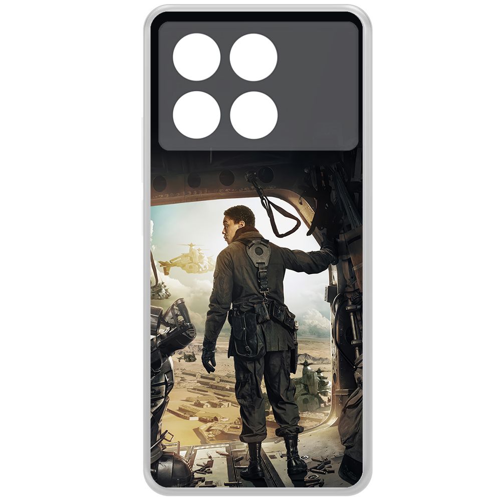 

Чехол-накладка Krutoff Clear Case Фоллаут (Fallout) - Аарон для Xiaomi Poco X6 Pro, Прозрачный