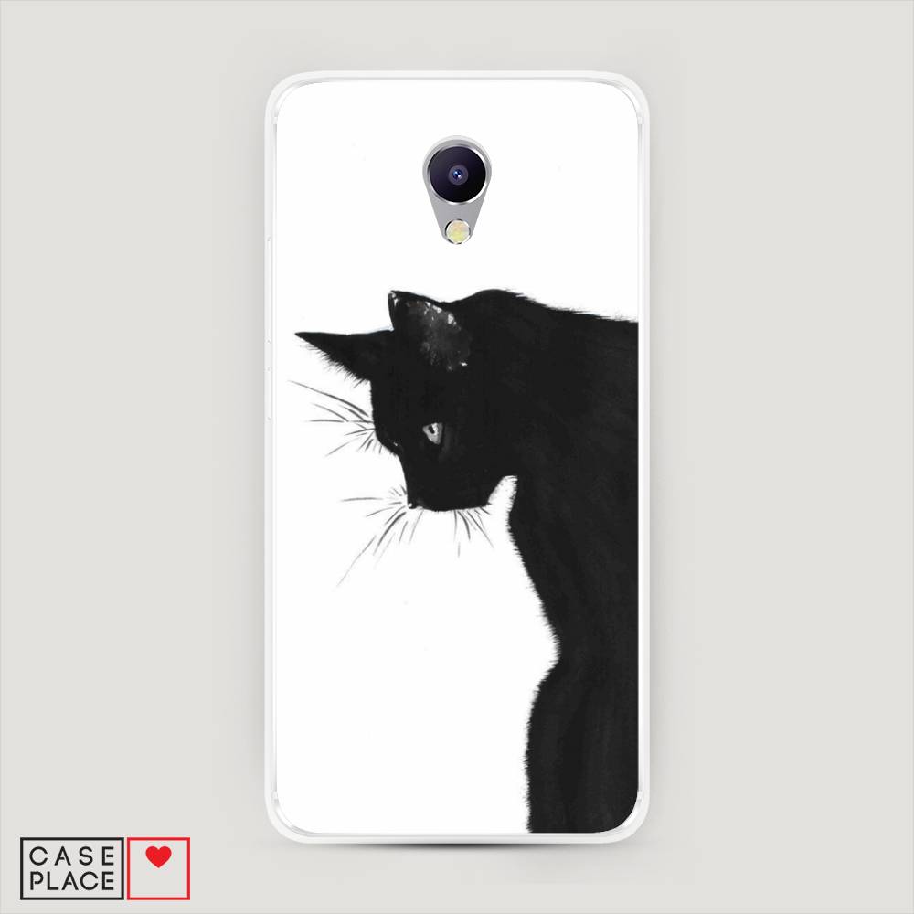 

Чехол Awog на Meizu M5 Note "Black cat", Черный;белый, 71650-1