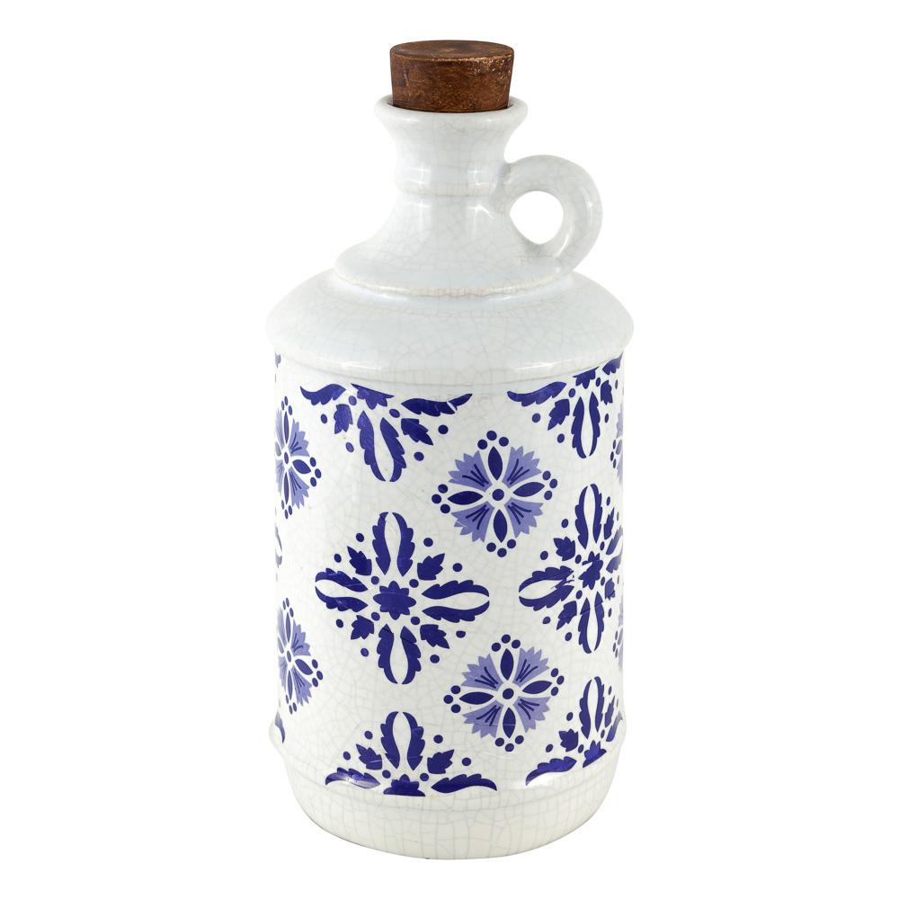 

Бутыль декоративная Санторини Decor-of-today DS0294, Белый;синий