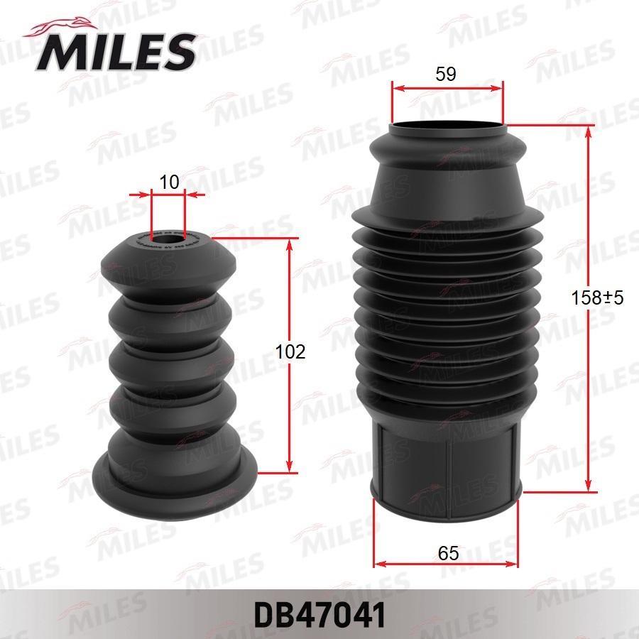 

Отбойник+Пыльник Амортизатора Miles Db47041 (D10mm/L108mm) Miles арт. DB47041